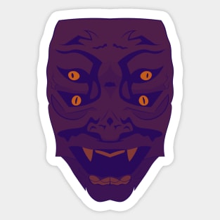 Demon Mask II Sticker